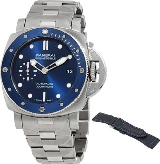 Officine Panerai Submersible Blu Notte Automatic Blue Dial Mens Watch PAM01068