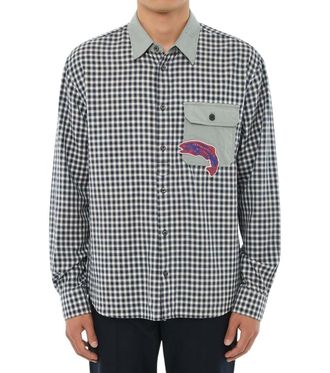 Dsquared2 Blue Check Regular Shirt