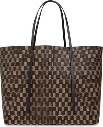 By Malene Birger Shopper van het type tas - Dames - Shoppers - Bruin - ONE Size - Leer - Tassen