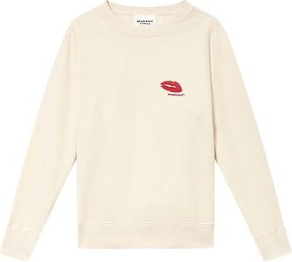 Isabel Marant MILLYNY sweater met borduurwerk - Beige