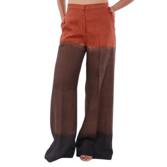 Liviana Conti Broek > Wijde Broek - Dames - Wijde Broeken - Veelkleurig - 2XL - Broeken