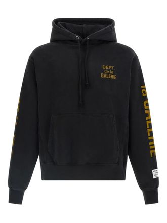 Gallery Dept. Hoodie met logoprint - Zwart