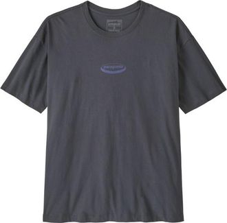 Patagonia 95 Oval Logo Oversized T-Shirt T-Shirt f&uuml;r Damen | blau