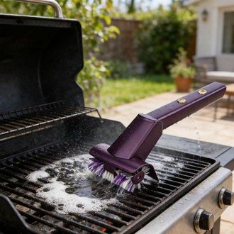 OEM Cepillo El&eacute;ctrico Inal&aacute;mbrico Multiusos Para Parrilla, Cerdas De Acero Inoxidable, Recargable, Inoxidable (verde)