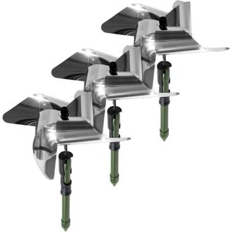 OEM Tres Jardines Con Molinos De Viento Repelen A Las Aves Con Un Efecto Disuasorio De Reflexi&oacute;n Rotacional De 124 Grados