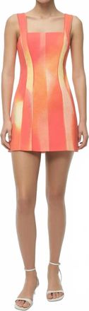SIMKHAI Calyx Mini Dress In Golden Hour Twilight