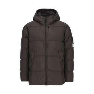 Stone Island Jassen - Heren - Winterjassen - Grijs - L - Jassen