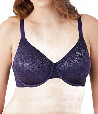 Wacoal Back Appeal Underwire Bra In Navy Blue