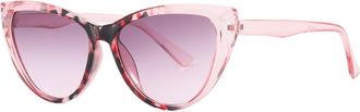 Generic Women Outdoor Commuter Sunglasses Vacation Men Driving Sun Glasses(Pink)
