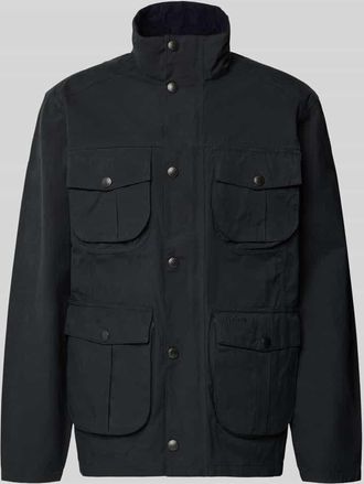 Barbour Regular Fit Jacke aus Baumwoll-Mix Modell SANDERLING in Marine, Gr&ouml;&szlig;e XXXL