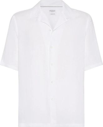 Brunello Cucinelli Camp Collar Shirt