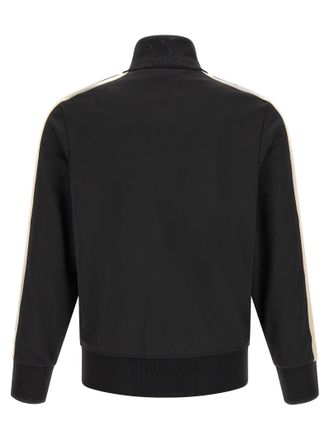 Palm Angels Logo-Embroidered Track Sweatshirt - Black
