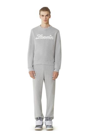 Lanvin Ribbon Sweatshirt in Heather Grey at Nordstrom, Size Xx-Large Eu
