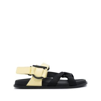 Ferragamo Gancini Touch-Strap Sandals