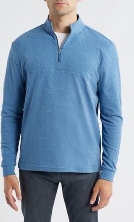 Johnnie-O Mikey Quarter Zip Pullover in Splash at Nordstrom Rack, Size X-Large
