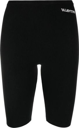 Valentino Garavani Logo-Embroidered Cycling Shorts