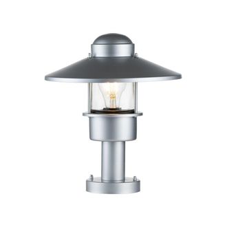 Netlighting Klampenborg Outdoor Pedestal Light Silver IP44