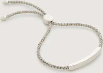 Monica Vinader Linear Friendship Bracelet, Sterling Silver