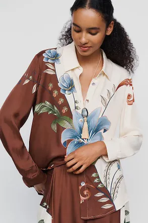 Farm Rio Millena Buttondown Shirt