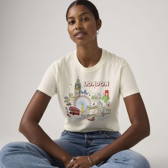 Levi's Graphic Favorite Tee - Womens - XS - White