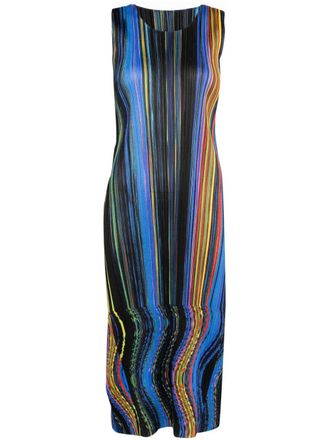 Pleats Please Issey Miyake Warp dress - women - Polyester - 3 - Black