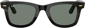 Ray-Ban 50mm Square Sunglasses in Dark Brown Horn /Dark Green at Nordstrom