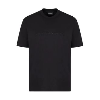 Emporio Armani Moderne Logo T-Shirt - Heren - T-shirts - Zwart - S - Tops