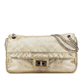Chanel Perforated Leren Schoudertas