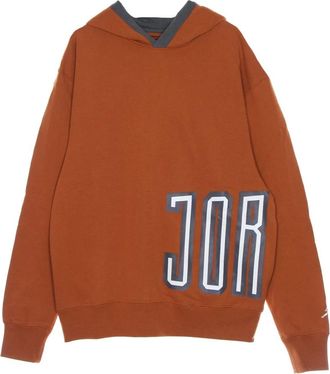 Nike Jordan Sport DNA Hybrid Lichtgewicht Hooded Sweatshirt - Heren - Sportshirts - Bruin - XL - Katoen - Fitness