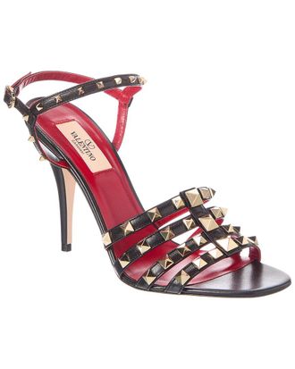 Valentino Rockstud 100 Leather Sandal