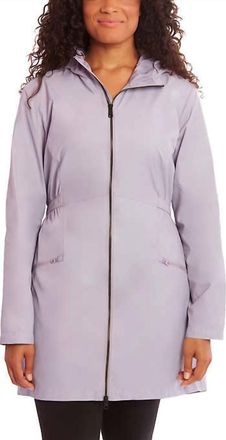Kirkland Signature Womens Hooded Windbreaker Rain Jacket In Lilac