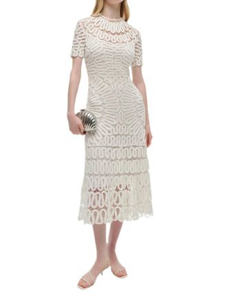 SIMKHAI Lorelai Dress In White