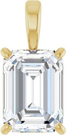 Diamond2Deal 14k Gold 1 CT Lab-Grown Diamond Pendant