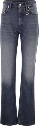 Sportmax Baita Low-Rise Jeans - Dames - Bootcut Jeans - Blauw - W25 - Katoen - Jeans