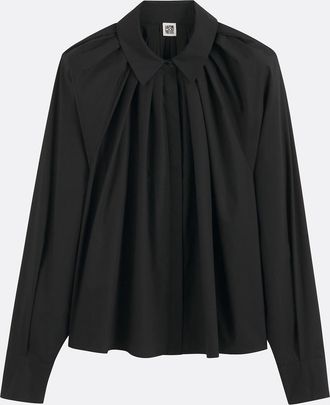 La Redoute Collections Wijd katoenen shirt, lange mouwen