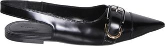Givenchy Voyou Flat Slingbacks - Dames - Ballerinas - Zwart - 38 EU - Leer - Schoenen