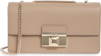 Furla Venere Convertible Leather Shoulder Bag in Taupe at Nordstrom Rack