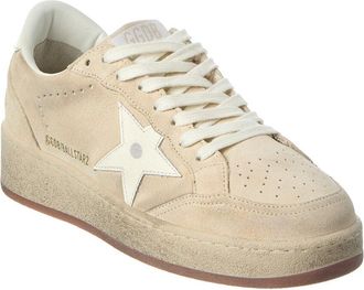 Golden Goose Ballstar 2 Suede & Leather Platform Sneaker