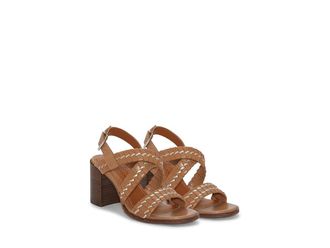 Lucky Brand Dabene Womens Sandals Latte : 6.5 B - Medium, Leather