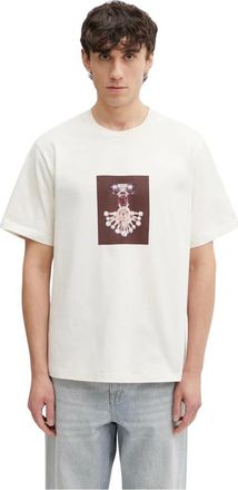 Wales Bonner Hombre, Camisetas, Blanco, Talla: L