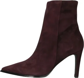 Notre-V Schoenen, Dames, Paars, 37 EU, Su&egrave;de, Puntige Enkellaarsjes