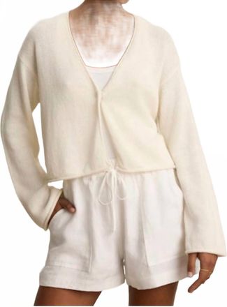 Velvet Verity Cardigan Sweater In Milk