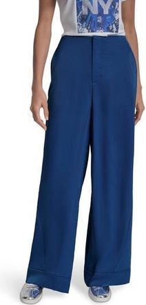 DKNY Wide Leg Pants in Cadet Blue at Nordstrom Rack, Size 00