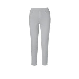 Anna Montana Dames, Broeken, Grijs, Maat: 3XL