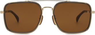 David Beckham DB 7083/G/S Asian Fit FT3/70 Mens Sunglasses Gold Size 59