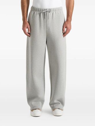Mani&egrave;re De Voir Taylor logo-embroidered track pants - Grey