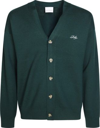 Dr&ocirc;le de Monsieur Finely Knit Deep V-Neck Cardigan