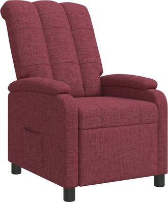 vidaXL Recliner Rojo Vino Tela Vidaxl