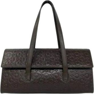 Celine Pre-owned Boston Bag - Dames - Vintage Handtas - Bruin - ONE Size - Leer - Vintage