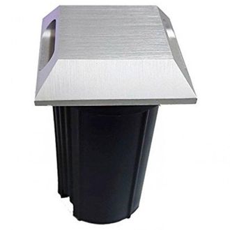 Trade Shop Trade Shop Traesio - Trade Shop - Foco Led Piso Pared Empotrable Luz De Escal&oacute;n 3w 270lm 240v Ip65 Acero